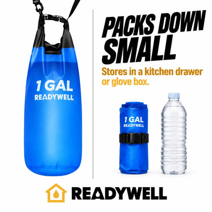 Readywell Gravity Water Filter – 1 Gallon Home Emergency Kit